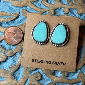 Turquoise Sterling Silver Earrings